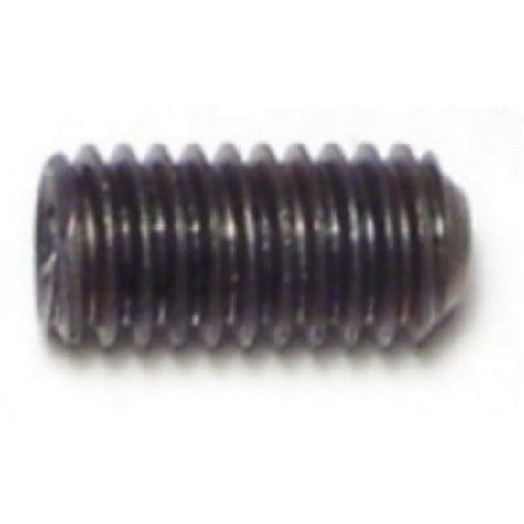 6mm-1.0 x 12mm Plain Class 14.9 Steel Coarse Thread Cup Point Hex Socket Headless Set Screws