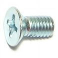 thumbnail image 1 of 6mm-1.0 x 12mm Zinc Plated Class 4.8 Steel Coarse Thread Phillips Flat Head Machine Screws, 1 of 1