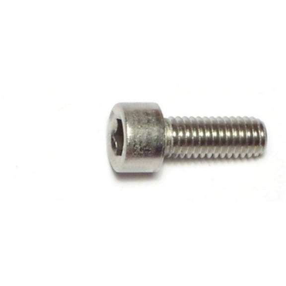 6mm-1.0 x 16mm Stainless A2-70 Steel Coarse Thread Hex Socket Cap Screws