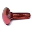 thumbnail image 1 of 6mm-1.0 x 25mm Zinc Plated Class 8.8 Steel Coarse Thread Carriage Bolts, 1 of 1