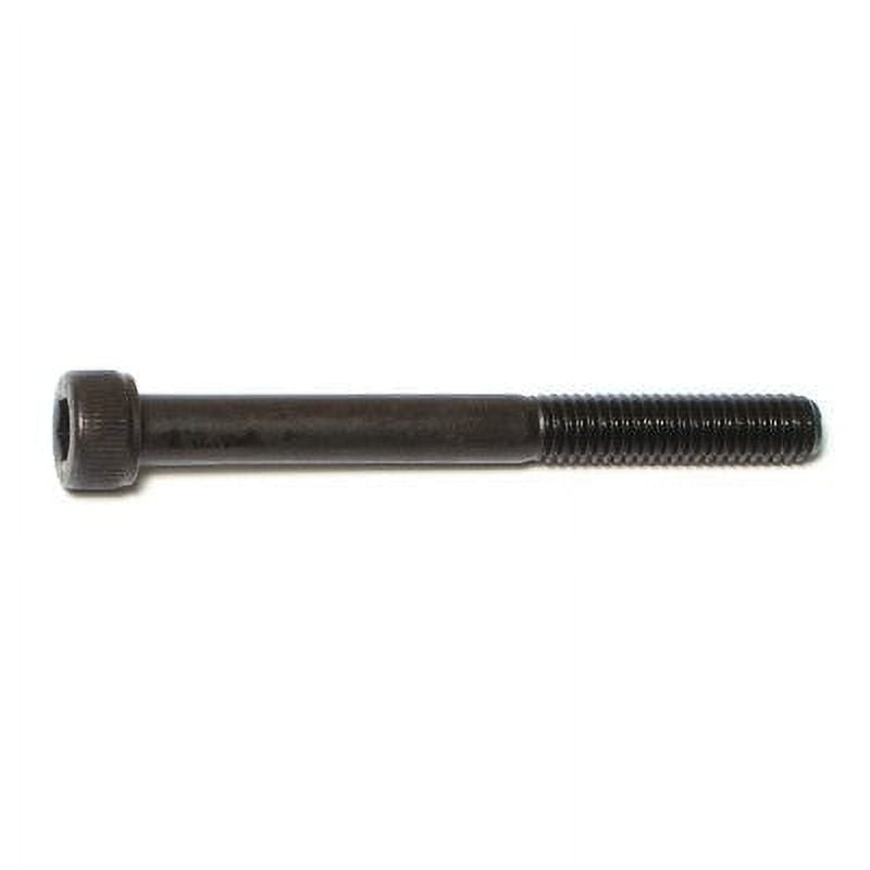 6mm1.0 x 60mm Black Oxide Class 12.9 Steel Coarse Thread Knurled Head