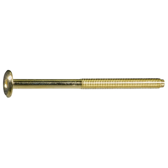 6mm-1.00 x 90mm Brass Joint Connector Bolts (4 pcs.)