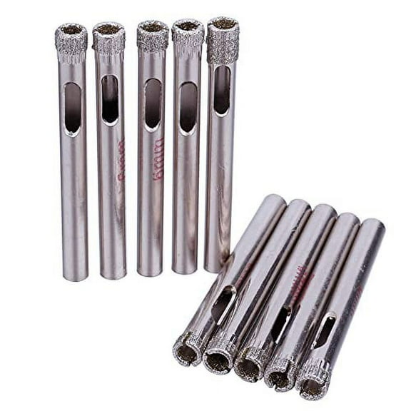 6mm 1/4 Diamond Hole Saw Tile Drill Bit Masonry Tools for Stone Glass Pack of