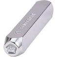 thumbnail image 1 of 6mm 1/4" House Metal Design Stamps Punch Stamping Tool - Electroplated Hard Carbon Steel Tools to Stamp/Punch Metal Jewelry Leather Wood, 1 of 7
