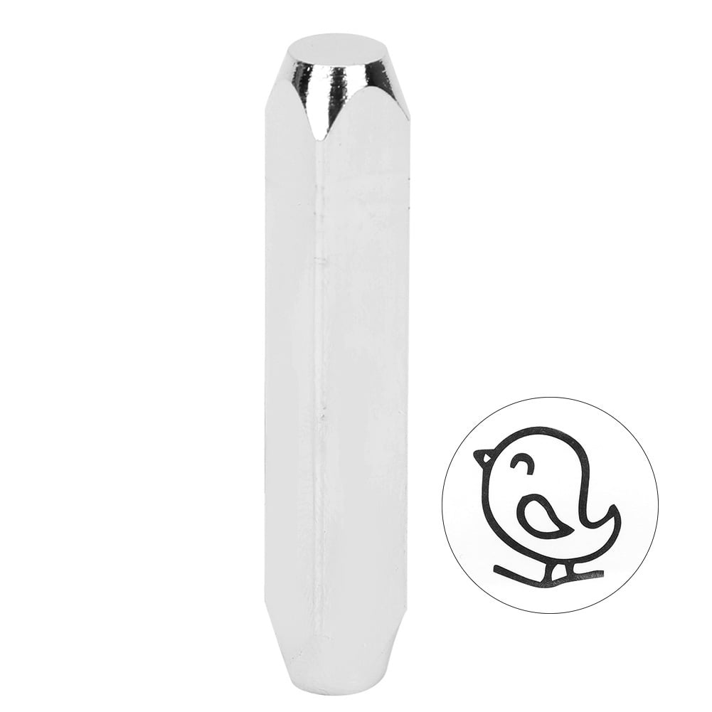 6mm 1/4in Carbon Steel Design Stamp Punch Stamping Tool for DIY Leather