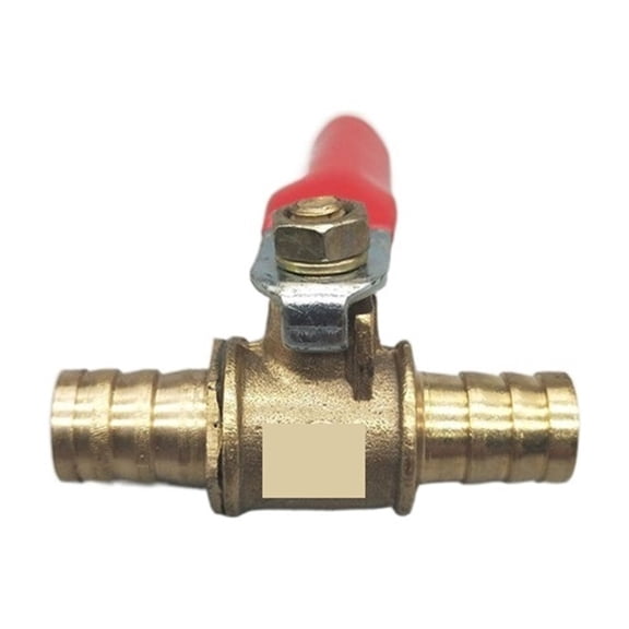 6mm-12mm Hose Barb Inline Brass Water Oil Air Gas Fuel Line Shutoff Ball Valve Pipe Fittings Pneumatic Connector Controller ,Stable Performance