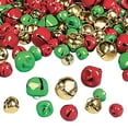 thumbnail image 1 of 6mm - 13mm Christmas Jingle Bells - 200 Pc., Craft Supplies, Bells, Bulk Craft Accessories, Winter, 200 Pieces, z - Original Item Not Classified, 1 of 3