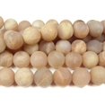 thumbnail image 1 of 6mm 15.5 Inches Sunstone Matte Round Beads Genuine Gemstone Natural Jewelry Making, 1 of 1