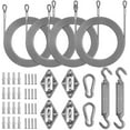 thumbnail image 1 of 6mm 304 Stainless Steel Wire Awning Attachment Set, Heavy Duty Sun Shade Sail Canopy Hardware Kit for Square, Rectangle, Pergola Fixing Accessories Backyard Swimming Pool, 1 of 5