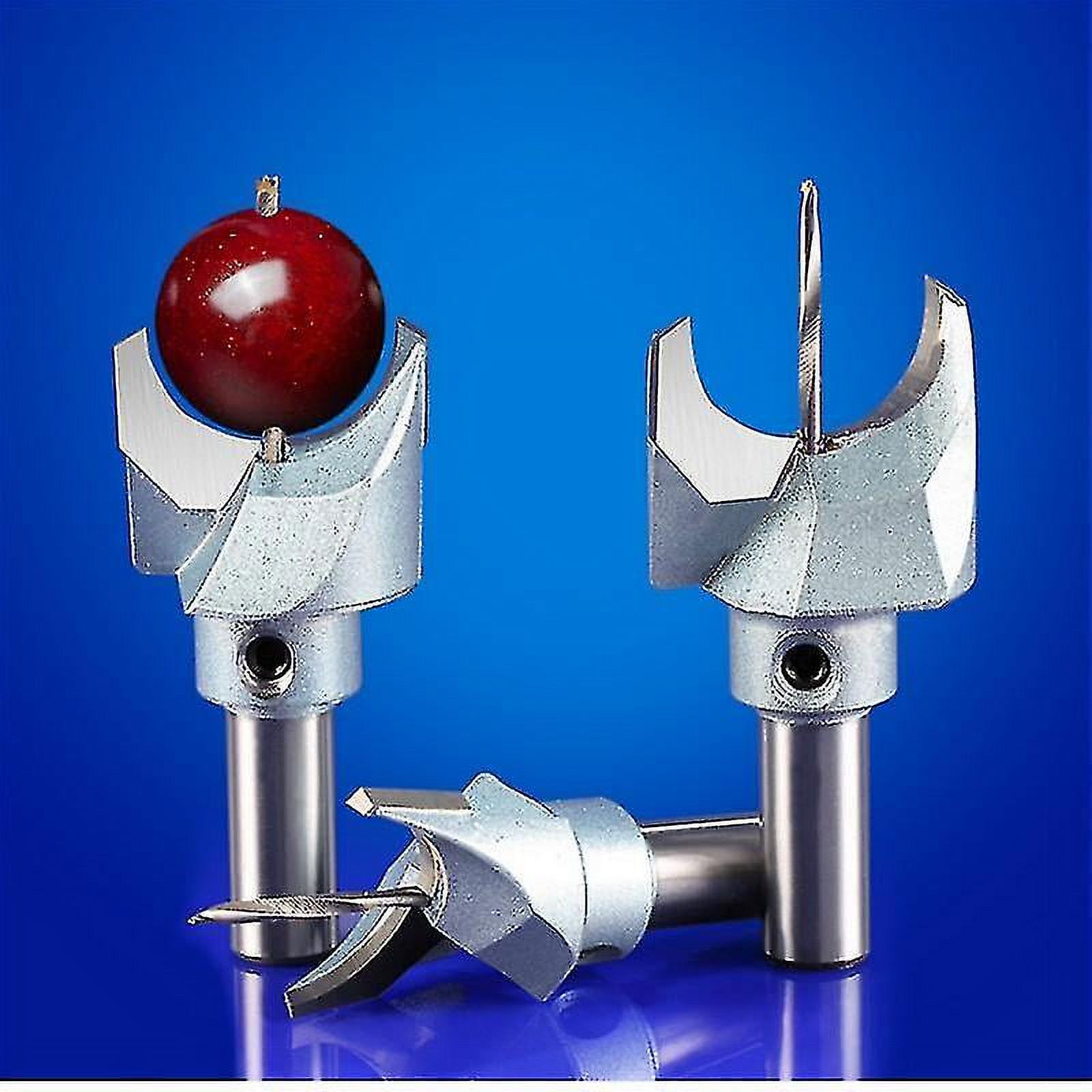 Buddha Beads Ball Drill Bit Tool - 2pcs 8mm & 12mm Tungsten Steel Router Bit For Woodworking