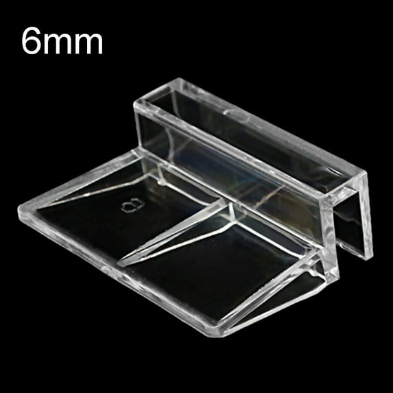 6mm/8mm/10mm Fish for Tank Clear Acrylic Support Universal Lid Clips for Rimless Aquariums Holder Bracket Clamp Stand