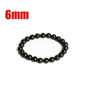 6mm/8mm Shungite Bracelet, Shungite Gemstone Beads,Radiation EMF Protection