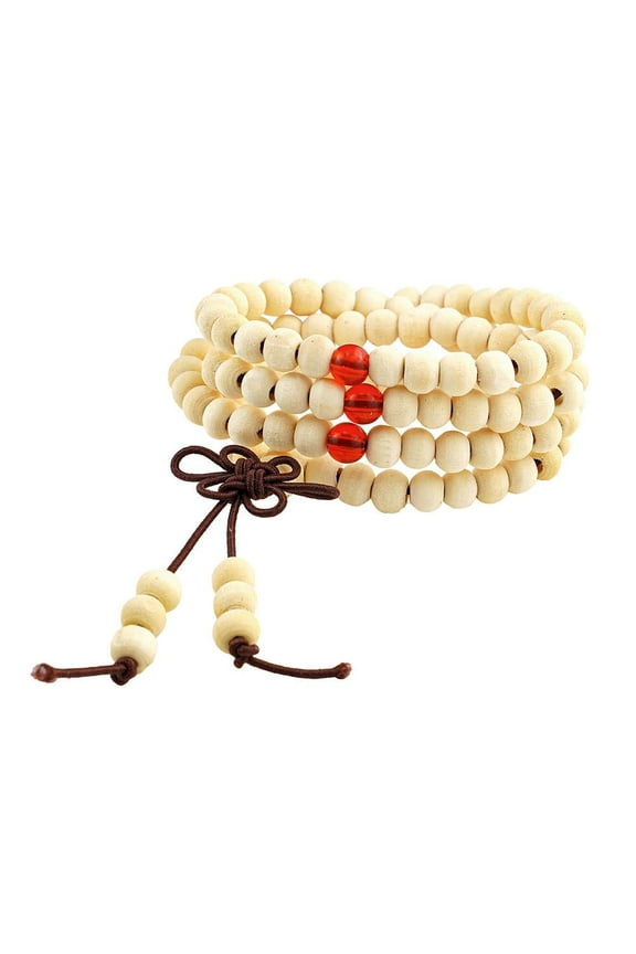 6mm Chinese Knot Bead Bracelet, Adjustable 55cm Rope for Men & Women, Cultural Style Wrist Accessory