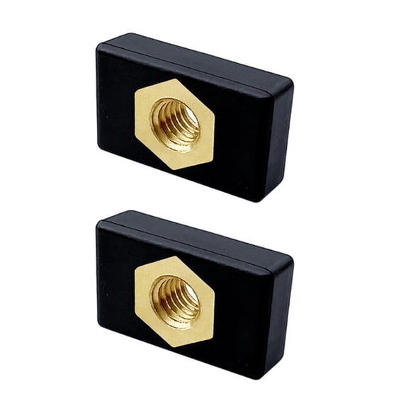 Kayak Track Rails Coppers Nut 6mm Sliding Nut Boats Rails Hardware Fishing Rod Holder Mounting Base Nut Easy to Install