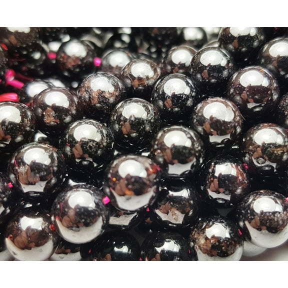 6mm Deep Red Garnet Round Beads With High Luster ForJewelry Making