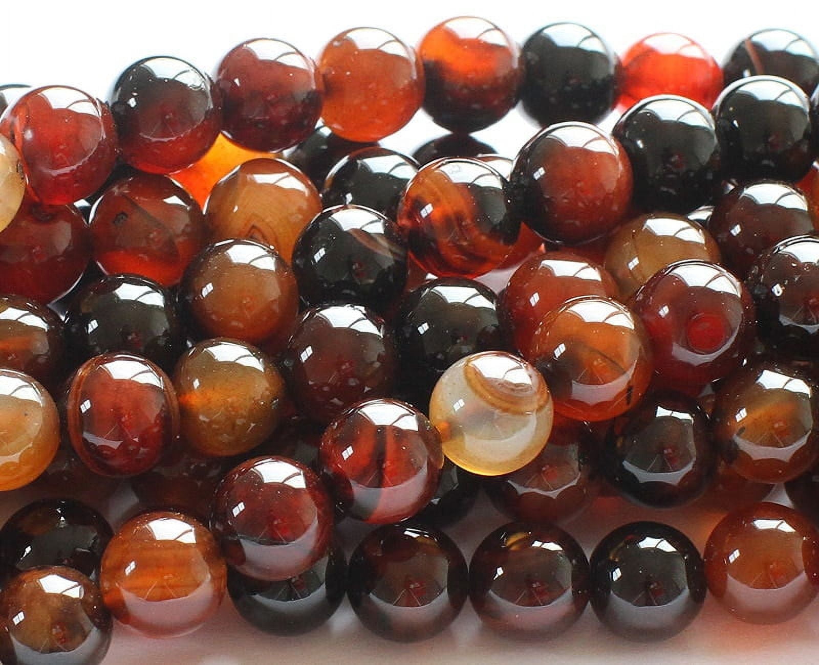 GIFTSJOY 6mm Dream Agate Round Beads Genuine Gemstone Natural Jewelry Making