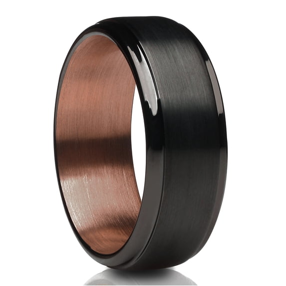 6mm Espresso Wedding Ring,Black Tungsten Ring,Tungsten Carbide Ring,Engagement Ring,6mm Wedding Ring,Brush