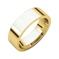 thumbnail image 1 of 6mm Flat Comfort Fit Band in 14k Yellow Gold - Size 5.5, 1 of 9