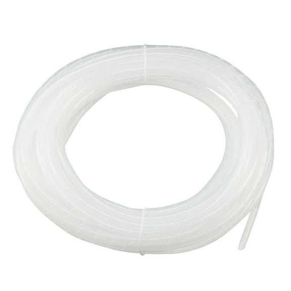 Unique Bargains 6mm Flexible Spiral Tube Cable Wire Wrap Computer Manage Cord Transparent 14-15M