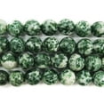 thumbnail image 1 of 6mm Green Spot Jasper Faceted Round Beads Genuine Gemstone Natural Jewelry Making, 1 of 1