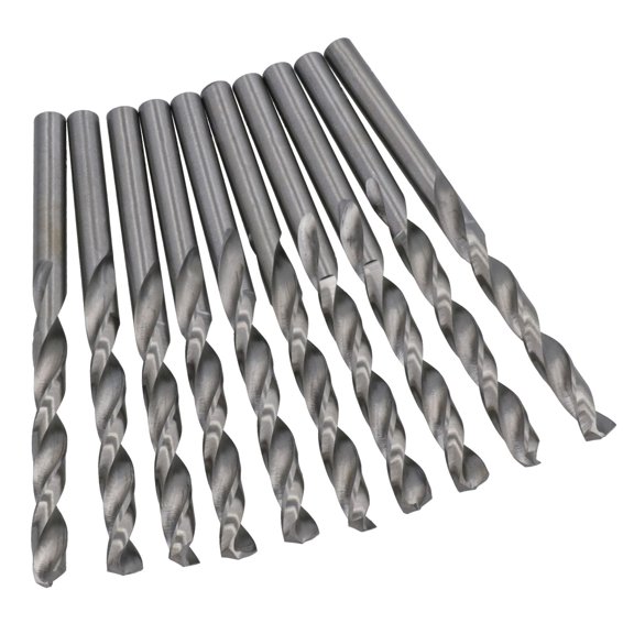 6mm HSS-G Metric MM Drill Bits for Drilling Metal Iron Wood Plastics 10pc