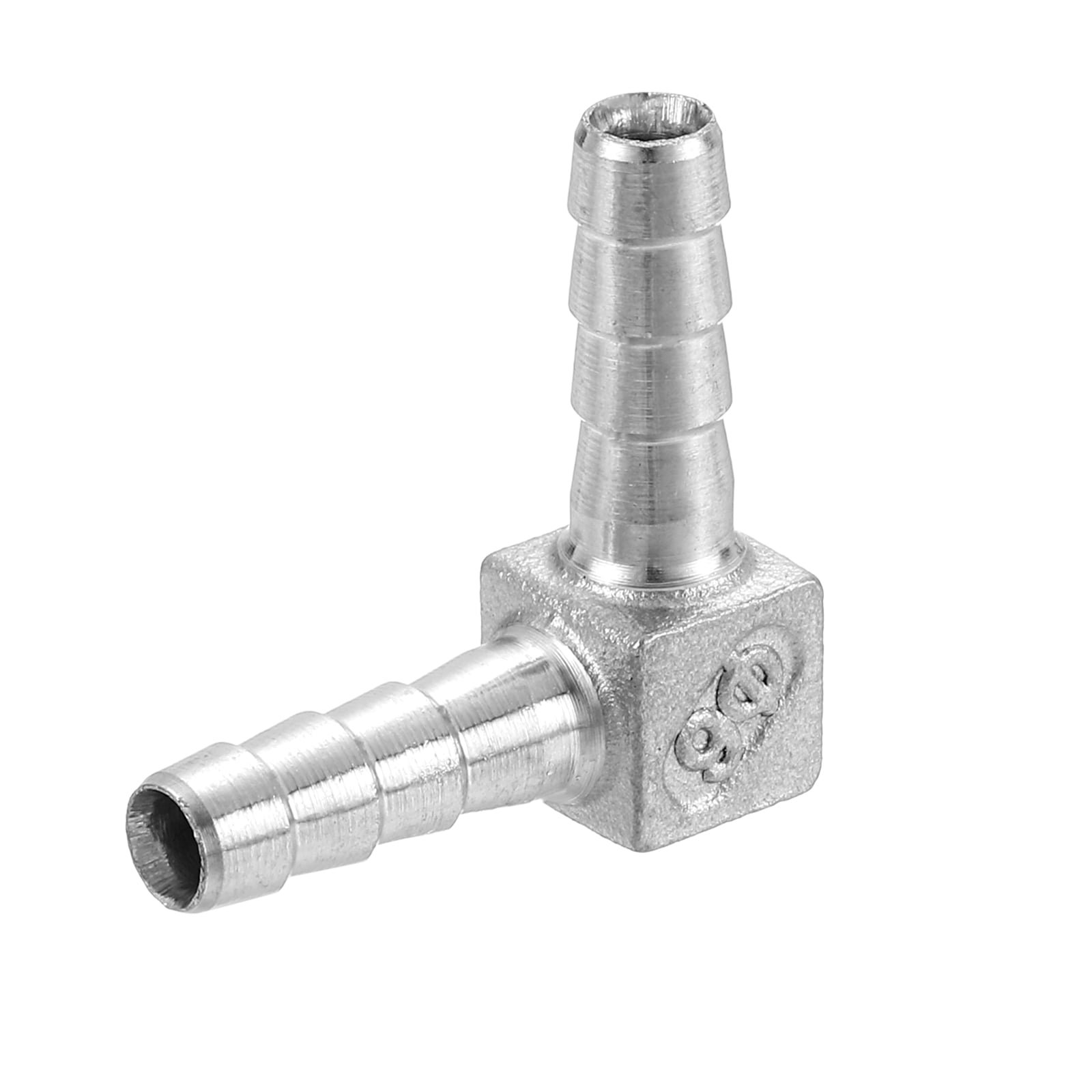 6mm Hose Barb 90 Degree Pipe Fitting, 304 Stainless Steel L Right Angle ...