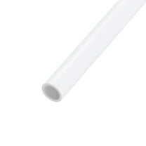 Uxcell Rigid Round Pipe White High Impact for Water Pipe 0.24 x 0.31"
