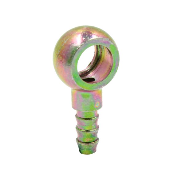 6mm ID Hose Barb 12mm Banjo Fitting Fuel Brake Line Adapter Connector for Motorcycle Car