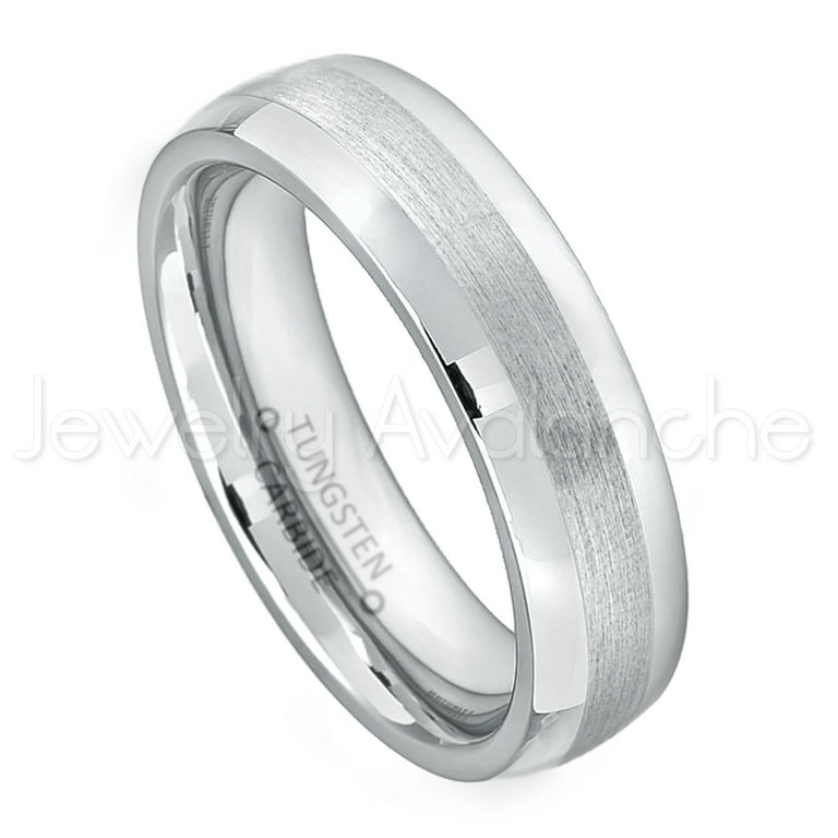 Ladies tungsten 2024 wedding bands