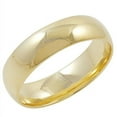 thumbnail image 1 of 6mm Mens 14K Yellow Gold Comfort Fit Plain Wedding Band - Size 8.5, 1 of 1