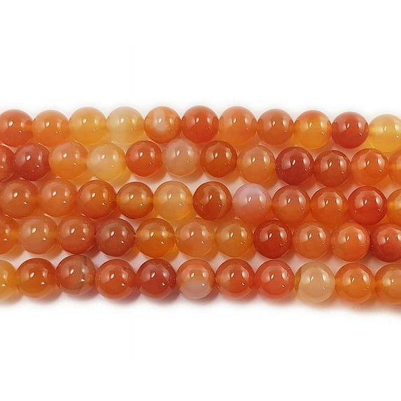 6mm Multi Color Carnelian Round Beads Genuine Gemstone Natural Jewelry Making