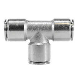 6mm PPNI Union Tee All Metal