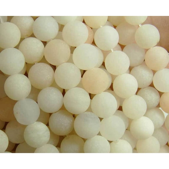 6mm Pink Aventurine Matte Round Beads Genuine Gemstone Natural Jewelry Making