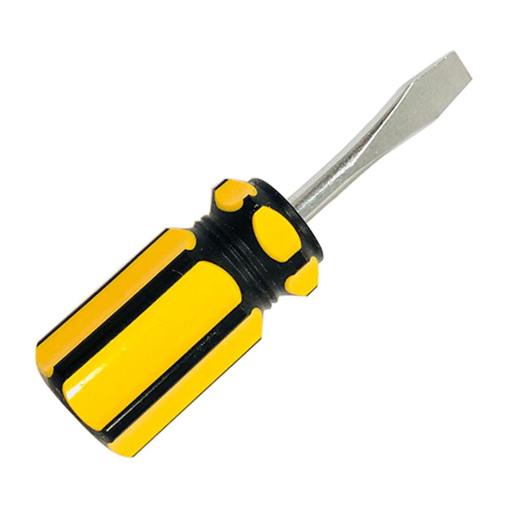 6mm Small Handle Stubby Screwdriver Flat Head and Slotted Screwdrivers
