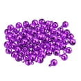 thumbnail image 1 of 6mm Small Jingle Bells for Craft DIY Christmas Vacuum Plating Purple 240 Pack, 1 of 5
