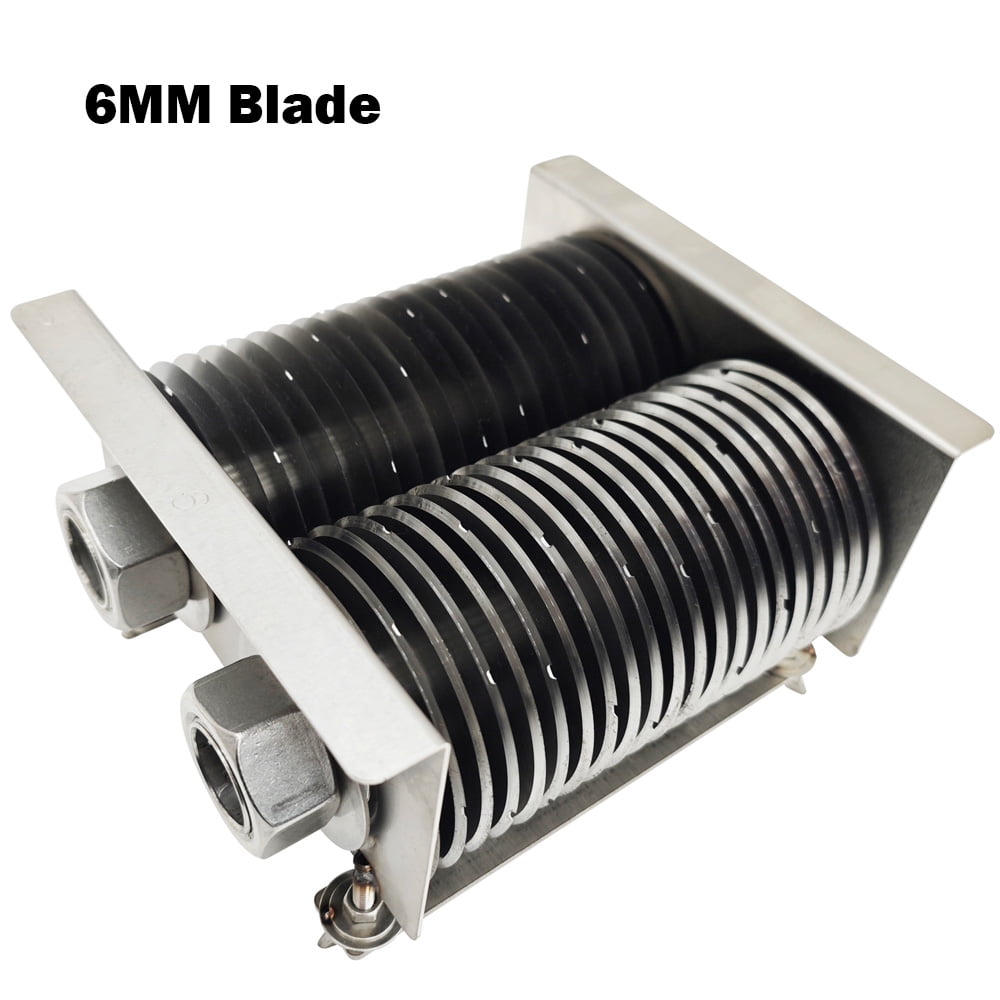 6mm Stainless Steel Blade for TJ130L/QE/QH/QSJ-A Meat Cutting Machine Blade Replacement