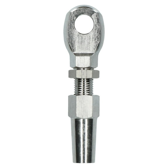 6mm Wire Cable Rope Eye Rigging Terminal Swageless DIY Fitting Stainless 316