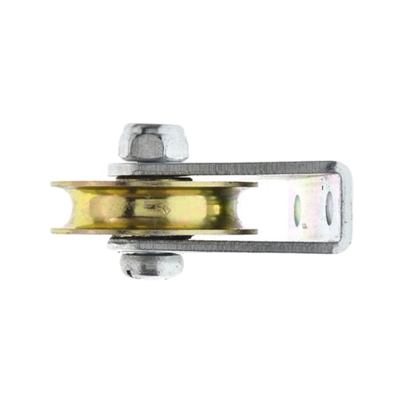 6mm Wire Rope Pulley Bracket with Fixed Roller Over-line Wheel Guide U Shaped Outdoor Rigging Accessories