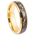 thumbnail image 1 of Jewelry Avalanche Galactic Gold Dome Tungsten Carbide Wedding Band for Men-Women, 6mm, size 8, 1 of 4