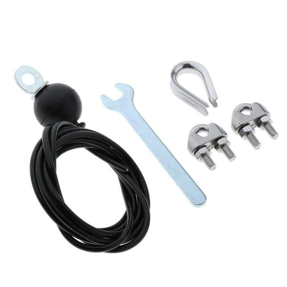 6mm in Diameter. Steel Cable Gym Equipment, Pull Down, Pulley Cable Machine , Triceps Biceps Roller Cables Replacement - Adjustable 2M