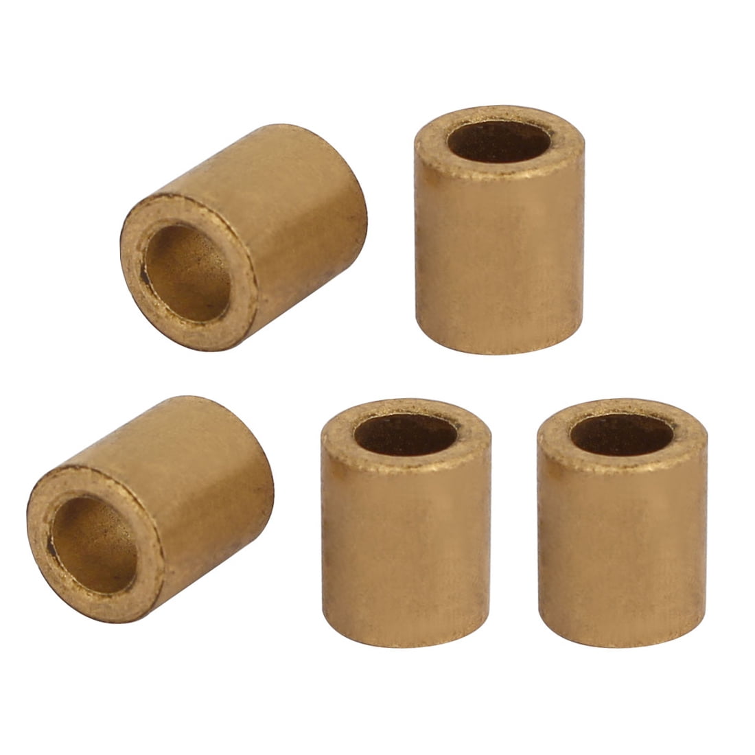 6mm x 10mm x 12mm Selflubricating Bushing Sleeve Brass Bearings 5PCS