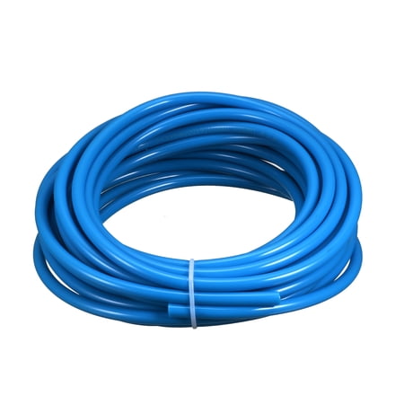 6mm x 4mm Pneumatic Air Compressor Tubing PU Hose Tube Pipe 6.8 meter Blue