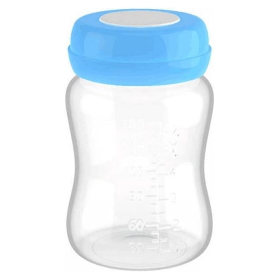 6oz Breastmilk Bottles with Leak Proof Lids,Reusable Wide Neck Bottles Best for Breast Milk Collection & Storage Replace Bottles