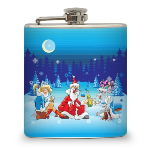 6oz Celebrate New Years Flask
