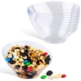 thumbnail image 1 of 6oz Clear Plastic Serving Bowls (8 Pack) Small Disposable Candy Dishes, Buffet Containers for Chips, Popcorn, Snacks, Mints, Salad Bar, Snack Bowl, Parties, Office Desk, Bridal Shower, Party Supplies, 1 of 7