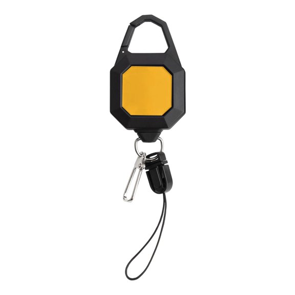 6oz Fly Fishing Retractor Locking Retractor with 26inch Cord Heavy Duty Badges Holder Anglers Fishing Equipment