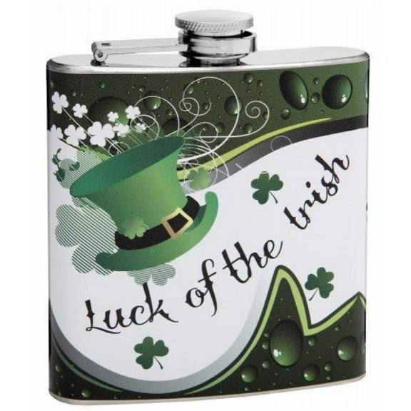 6oz "Luck of the Irish" Hip Flask