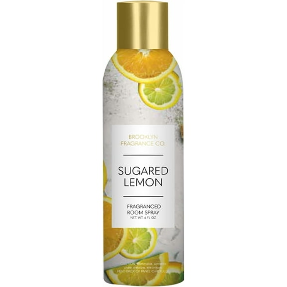 6oz Room Spray Brooklyn Fragrance Co - Fruits - Sugared Lemon