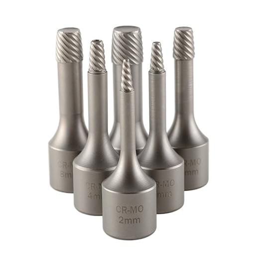 6pc 3/8" Drive Extractor Socket Bits Remove Broken Screws Easy Out Set