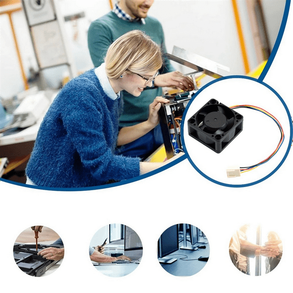 6pc 4cm Cooling Fan for Nano 2GB/4GB (A02/B01/SUB)5V 4PIN Anti Reverse Connection PWM Strong Speed Regulating Fan